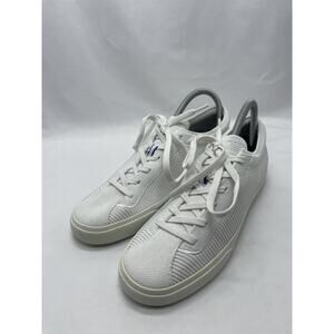 Rothy's The Lace Up Sneaker Women's Size 9 Bright White Knit